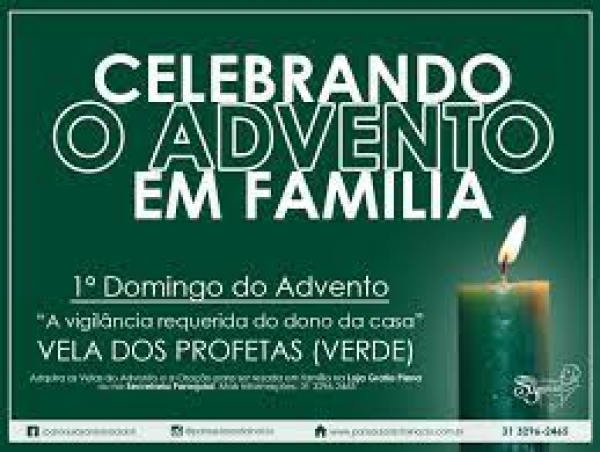 Primeira vela do Advento cor Verde - Esperança