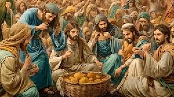 Os sete milagres de Jesus – 5 (Multiplicação de Pães e Peixes)