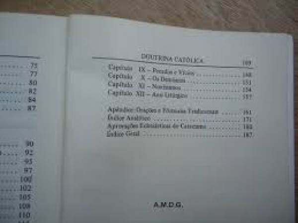 Catecismo: Como utilizar o Índice Analítico? - 7