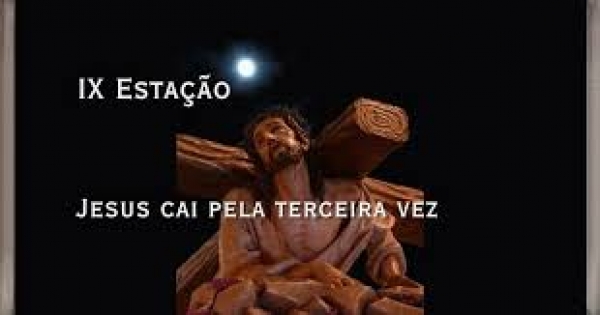 Via Sacra - 9ª Estação - Jesus cai pela terceira vez.