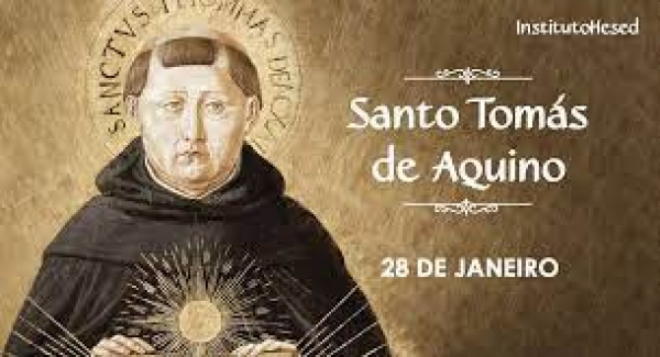 28 de Janeiro / Santo do Dia - Santo Tomás de Aquino