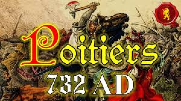 A Batalha de Poitiers - Ano de 732 A.D. (ou Batalha de Tours) - Prof. Evandro