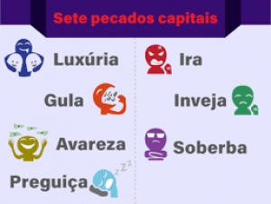 Quais são os sete pecados diários dos justos?